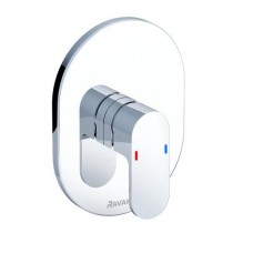 Chrome baterie dus in perete